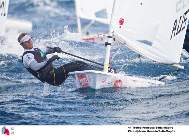 Tom Burton in the Laser fleet in Palma - 44th Trofeo Princesa Sofia Mapfre © Jesus Renedo / Sofia Mapfre http://www.sailingstock.com